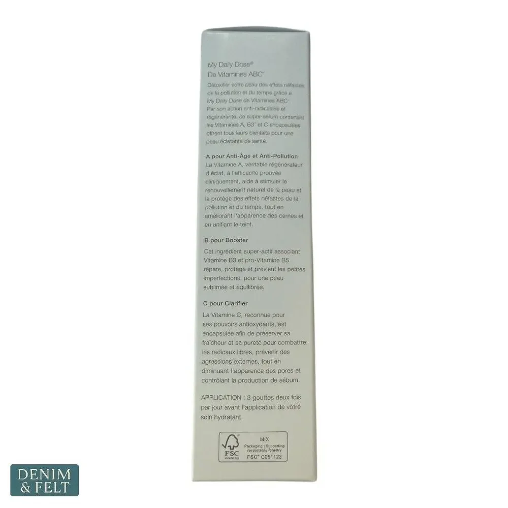 Skin Inc My Daily Dose of Vitamins ABC Serum Balance Detox Antioxidant‎ 0.68oz
